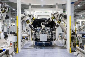 An example of robotics in manufacturing from Hyundai Motor Group